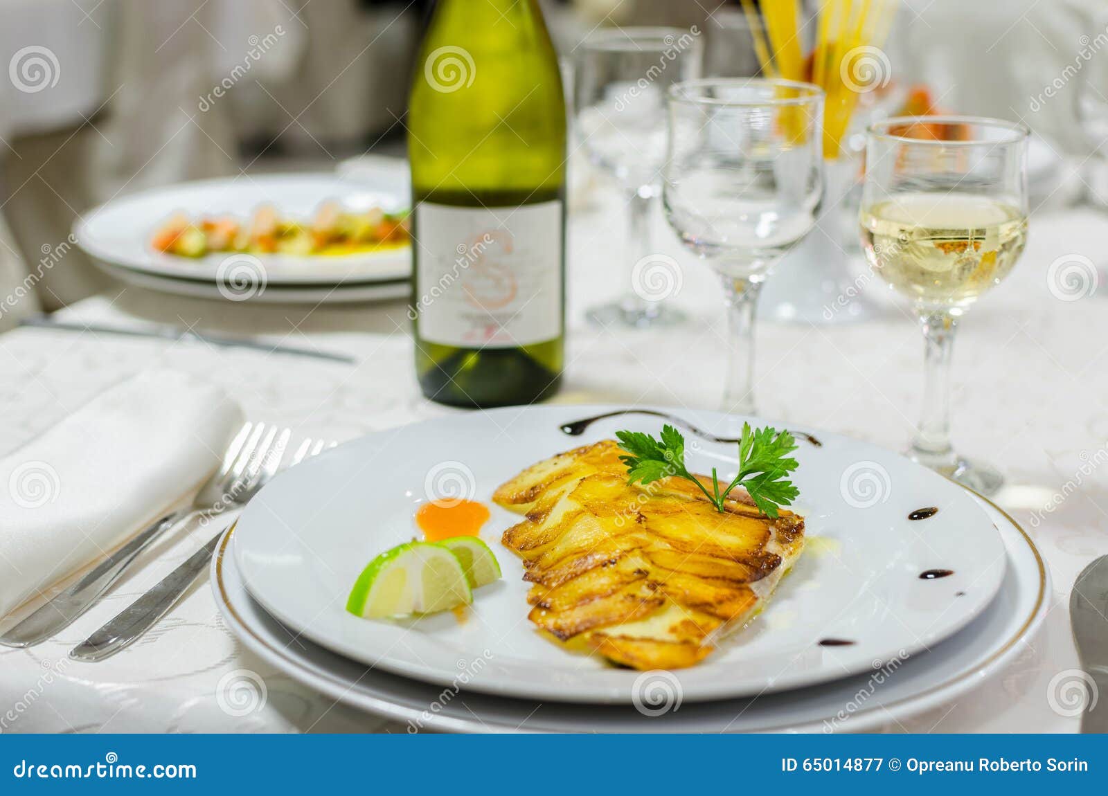 First course restaurant stock image. Image of kitchen 65014877
