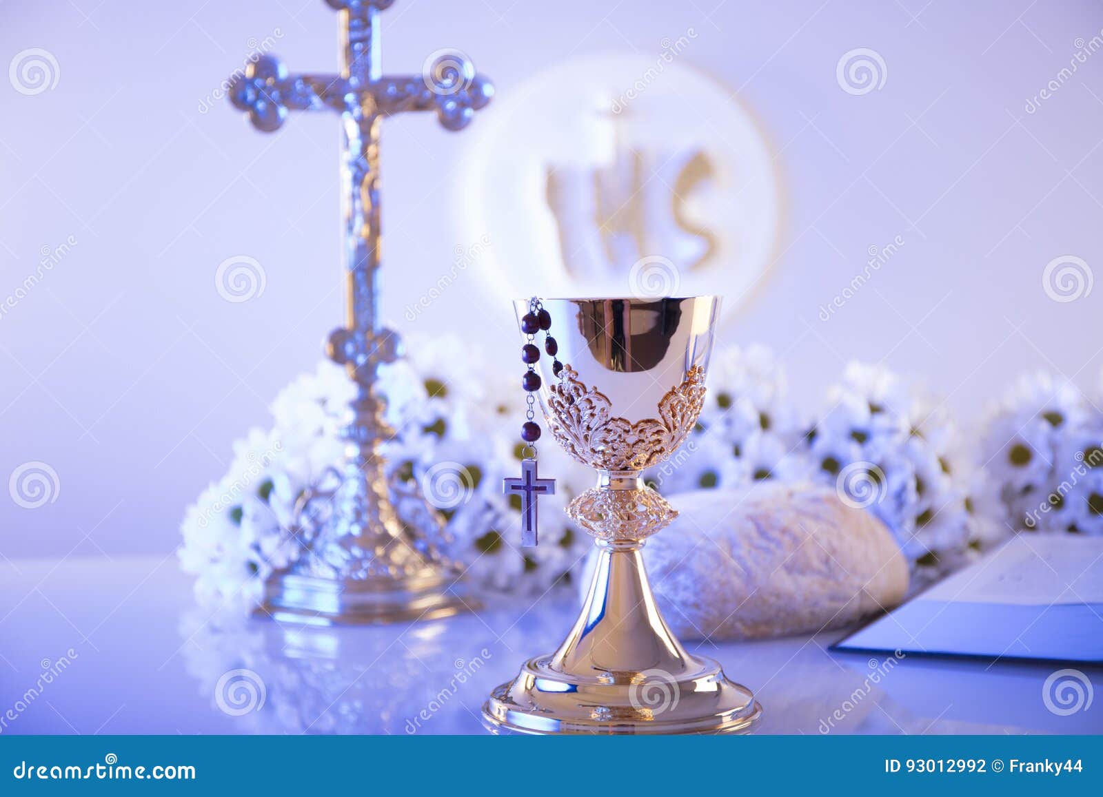 First Holy Communion. stock photo. Image of chaplain - 93012992