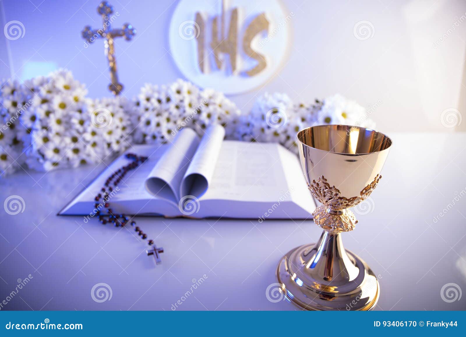 First Holy Communion. stock photo. Image of confirmation - 93406170