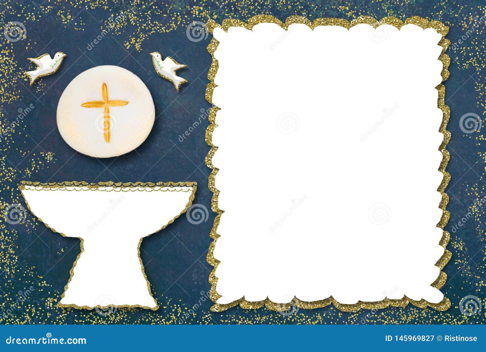 First Holy Communion Blank Invitations