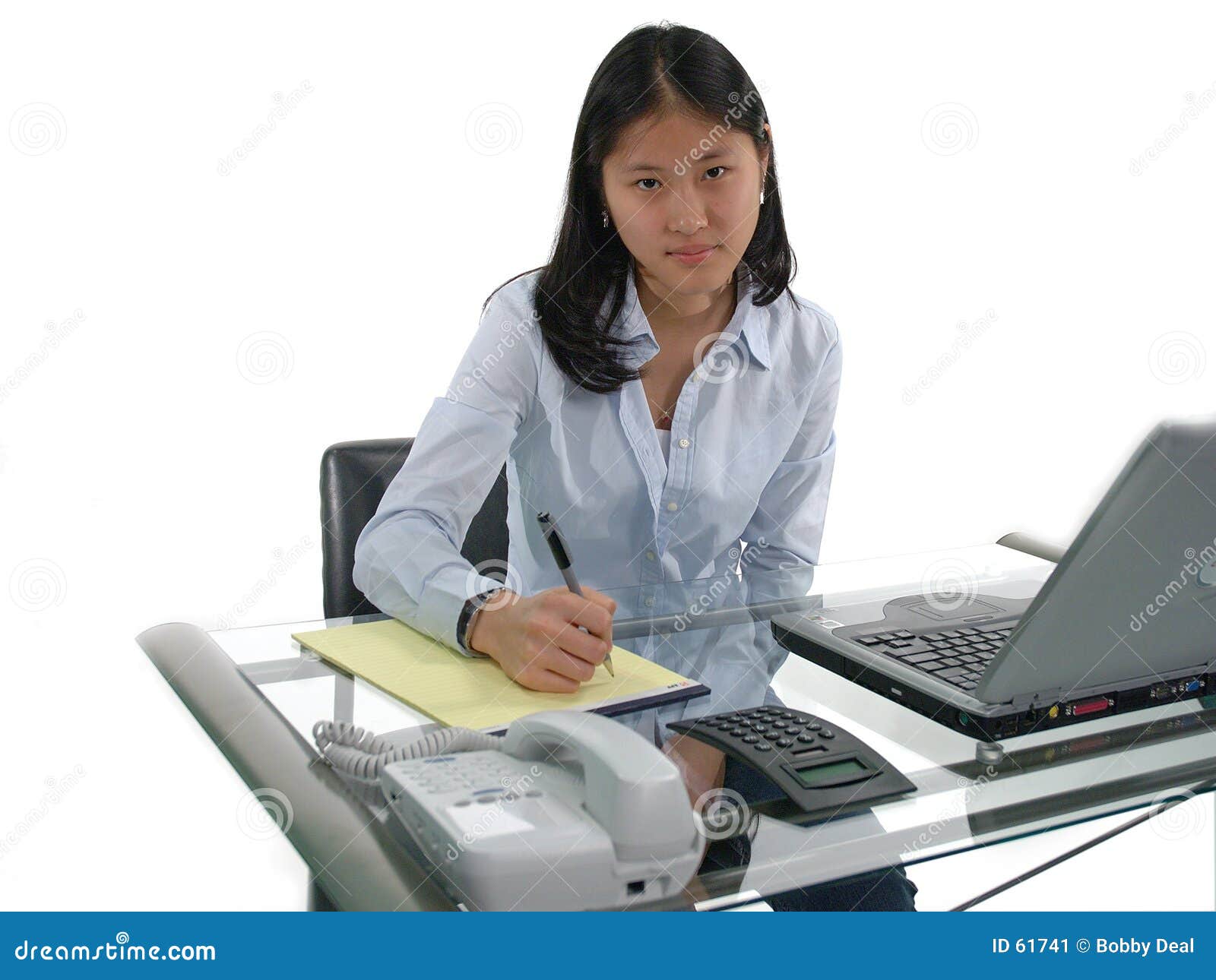 First Job Secratary stock image. Image of student, computer 61741
