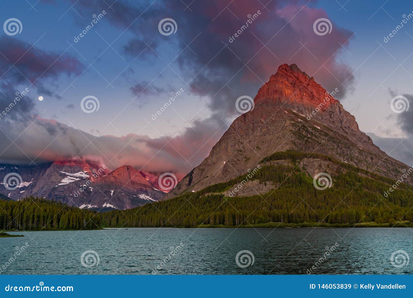 first light hitting grinnell point