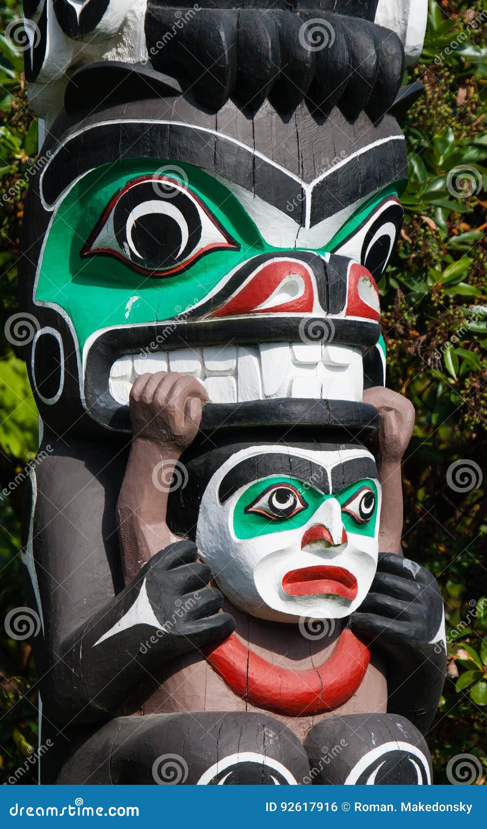 Indigenous People Totem Pole Representing Unique Culture of the First ...