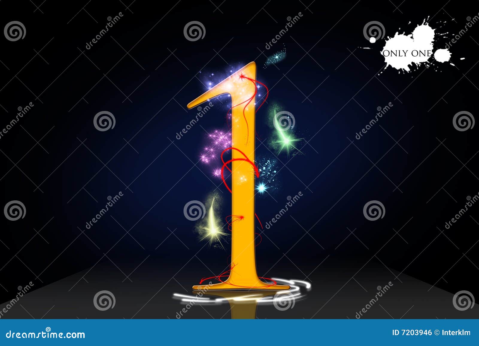 First_one stock illustration. Illustration of high, exclusive - 7203946