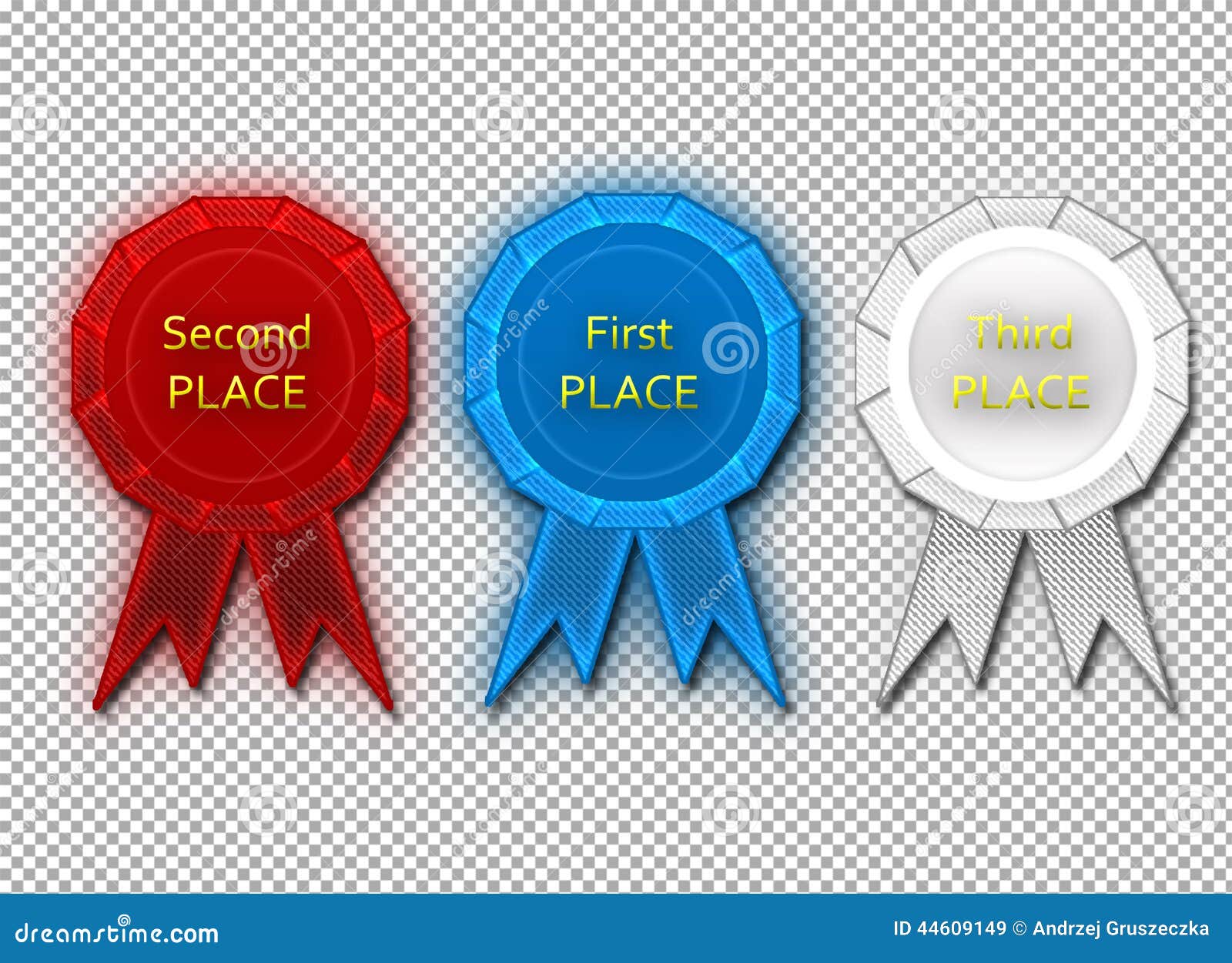 first-second-third-place-ribbons-stock-illustration-illustration-of