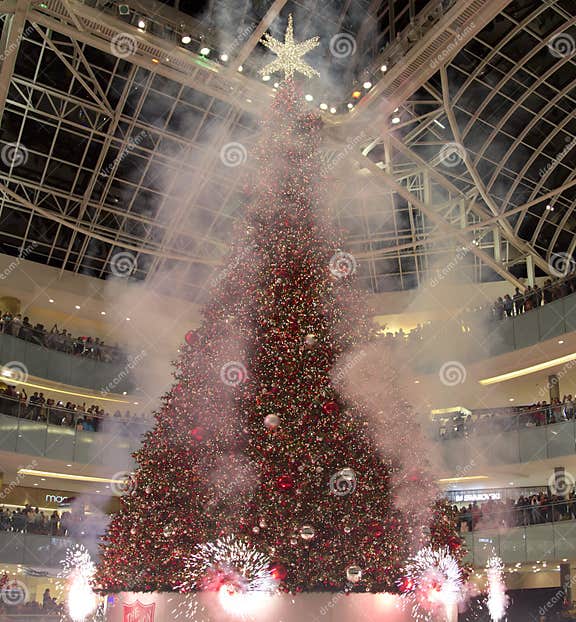 Firworks on Grand Tree Lighting Celebration Feat Galleria Editorial