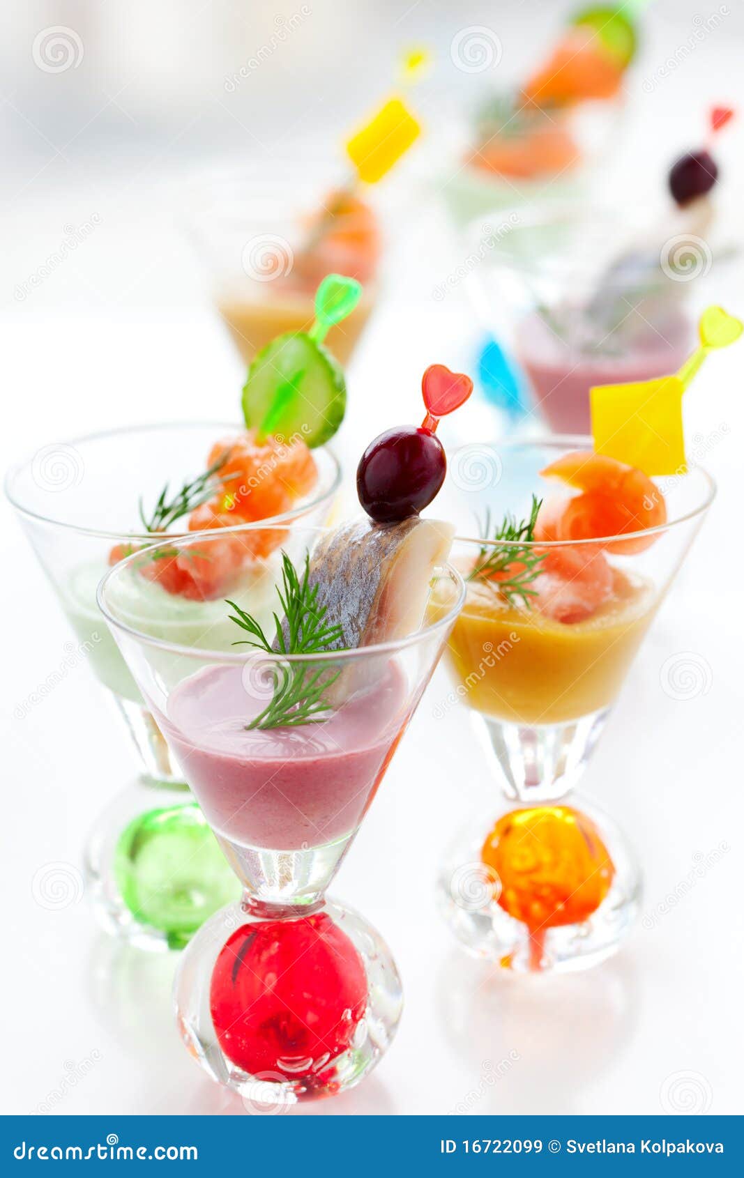 Fish appetizers stock image. Image of celebration, dish 16722099