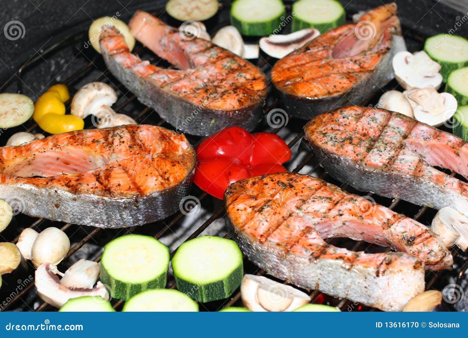 Fish barbeque stock photo. Image of cook, easy, fresh 13616170