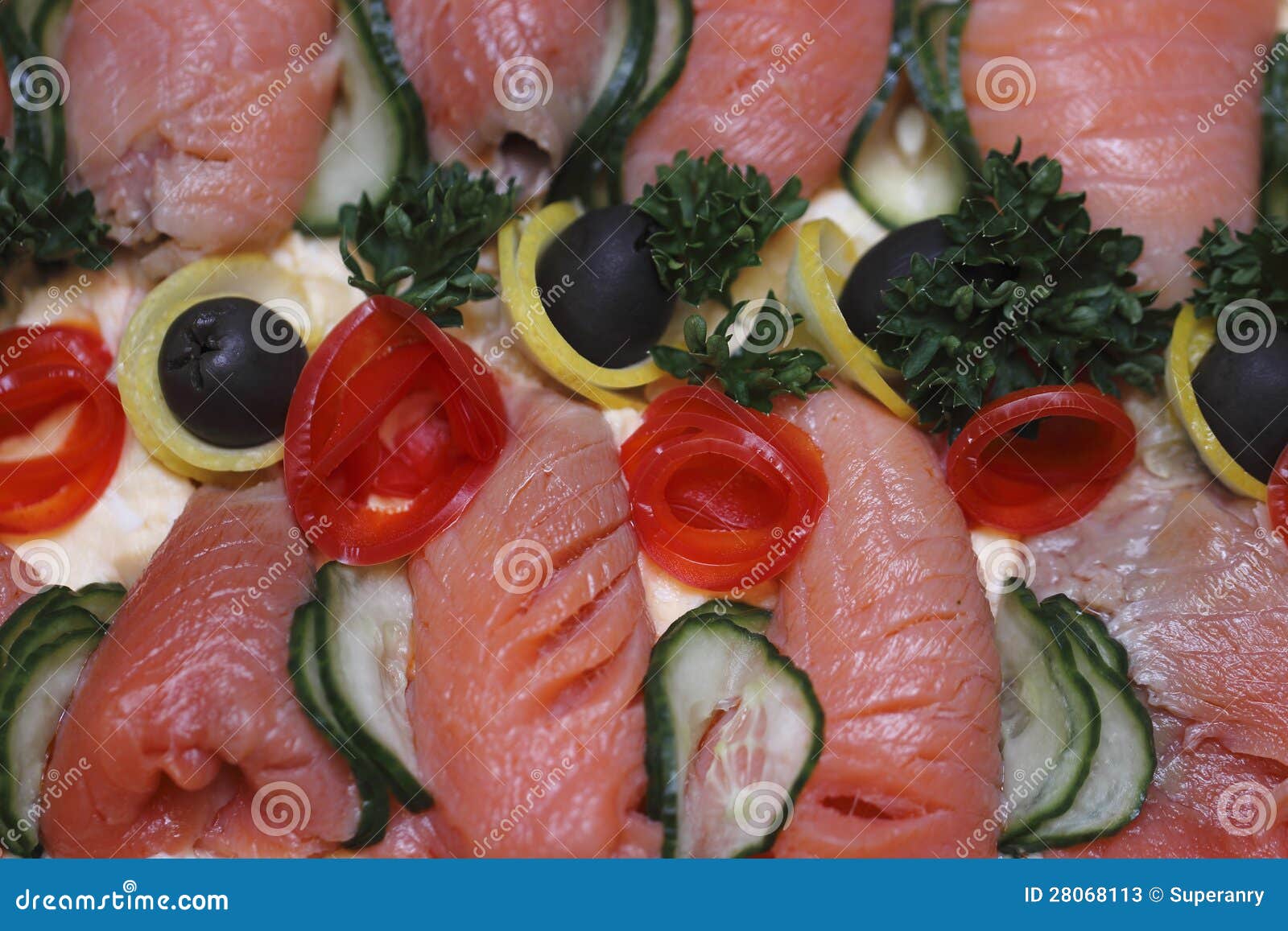 Fish cake with vegetables stock image. Image of vegetarian 28068113