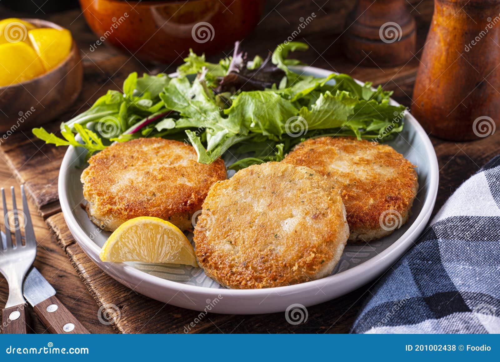 Fish Cakes stock photo. Image of lunch, dinner, traditional 201002438