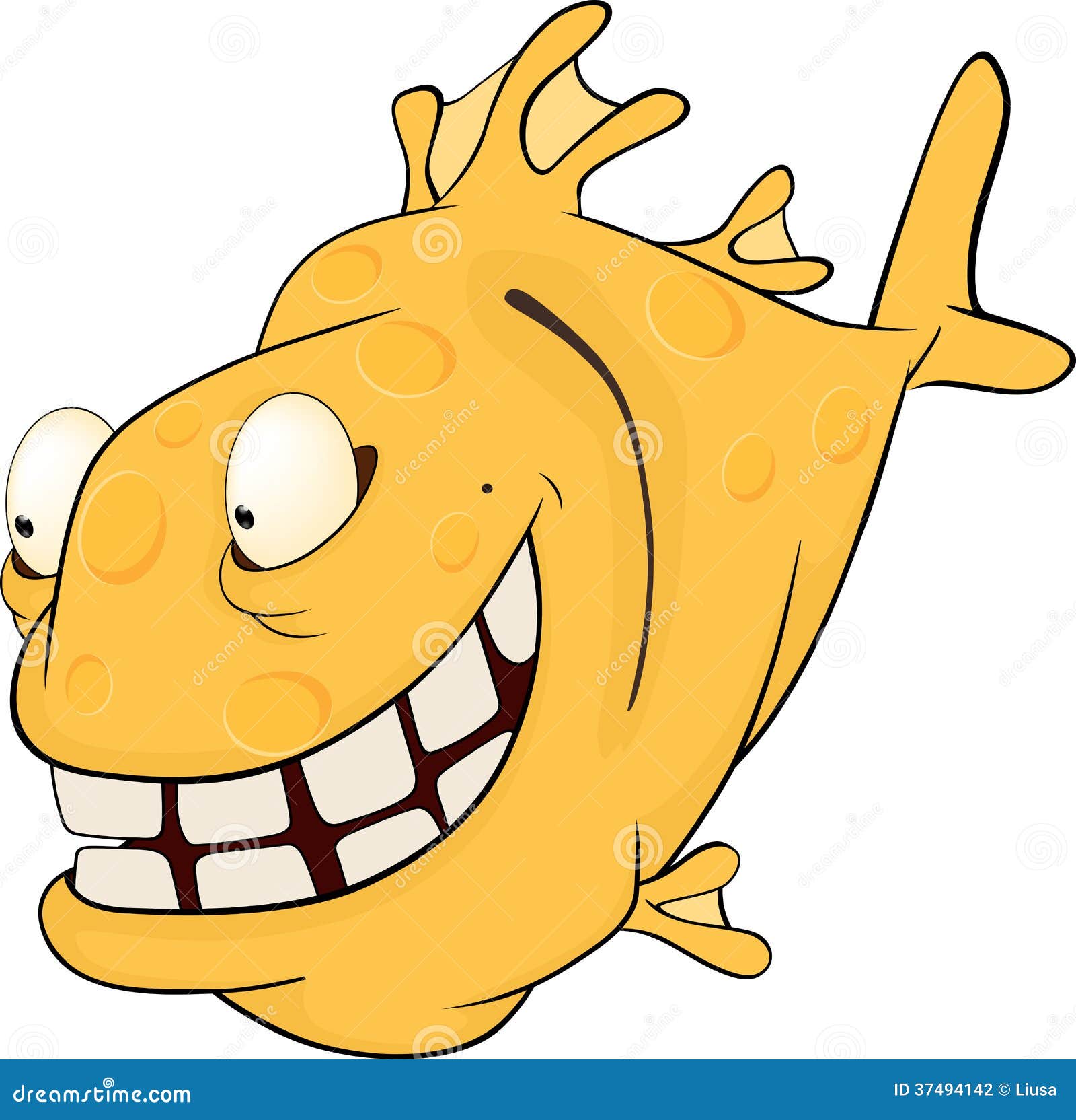 Fish Cartoon stock vector. Illustration of predatory - 37494142 Fish Cartoon stock vector. Illustration of predatory - 37494142