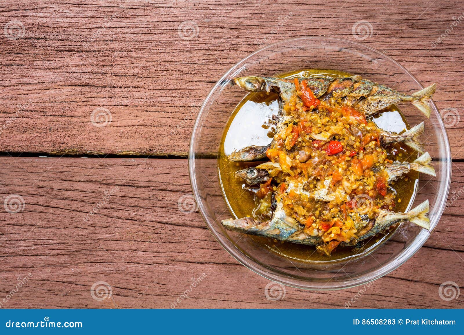 Fish with Chili Sauce stock image. Image of gourmet, fried 86508283