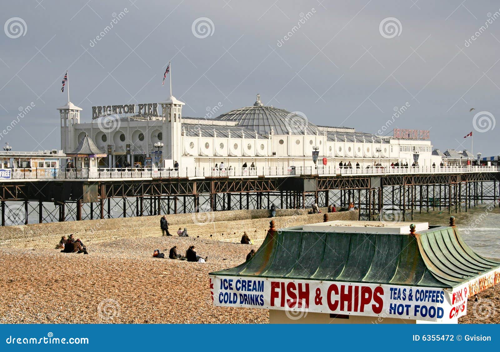 Fish & Chips in Brighton Stock Photo Image of chips, resort 6355472