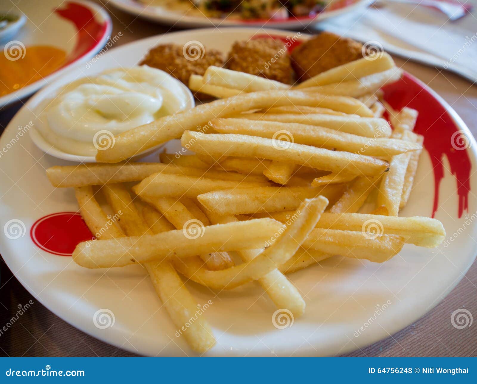 Fish and chips stock photo. Image of fried, white, batter 64756248