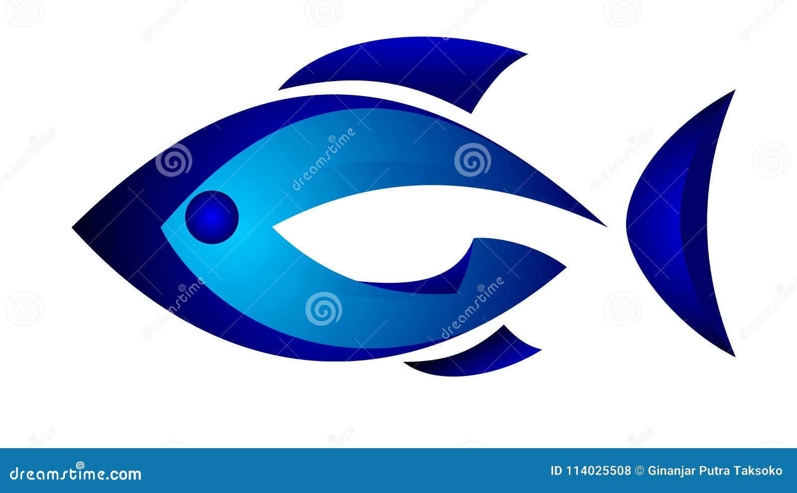 Download Fish 3d stock vector. Illustration of color, sign, company - 114025508