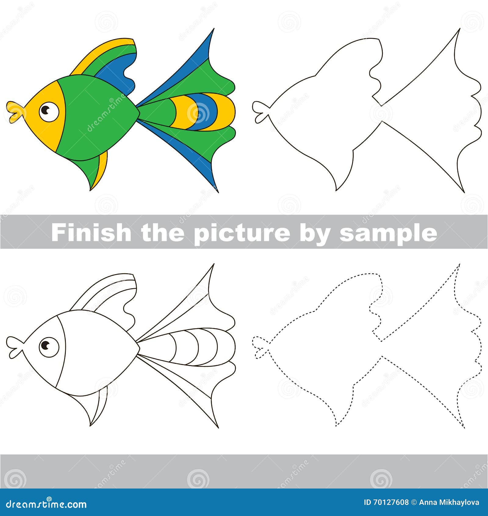 How to Draw a Tropical Fish