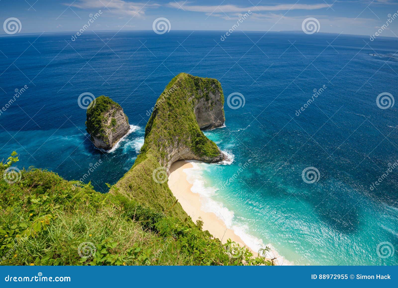 kelingking beach on the island of nusa penida in bali 2