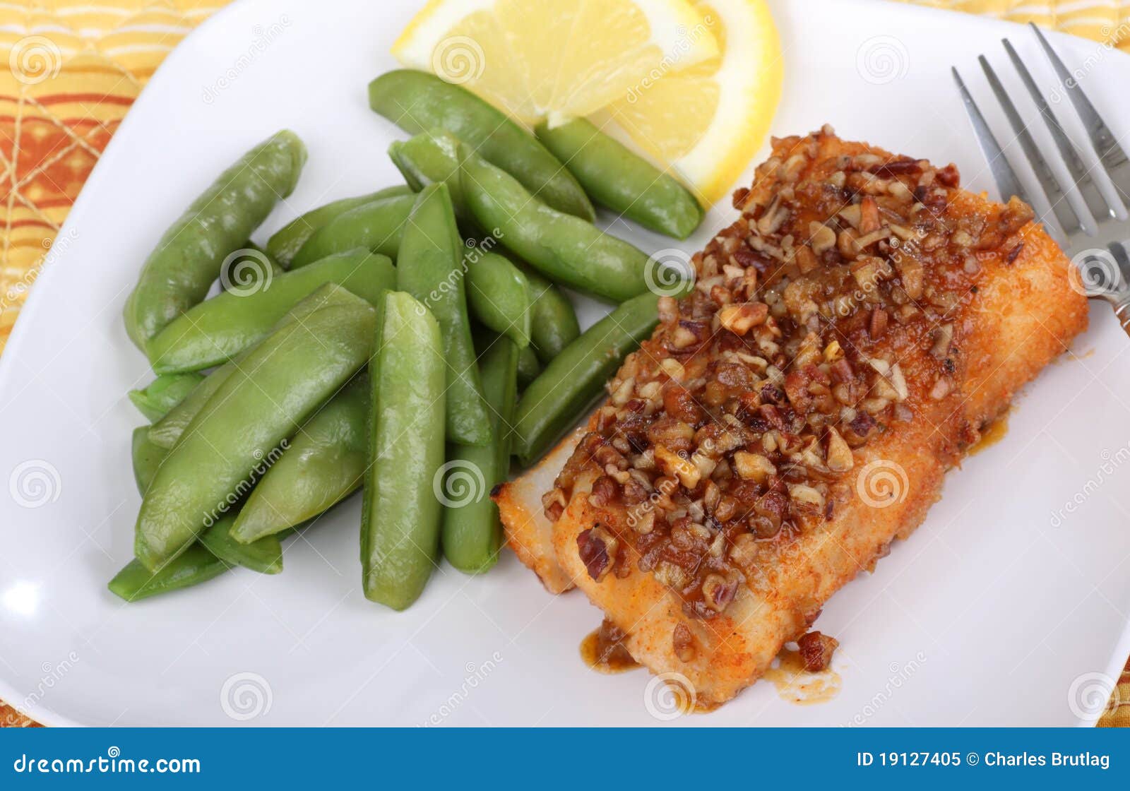 Fish Fillet Meal stock image. Image of seafood, plate 19127405