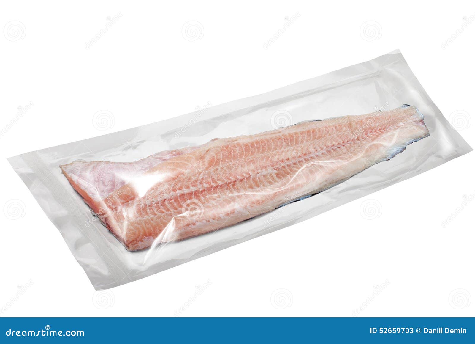 Fish fillet in package stock image. Image of freshness 52659703