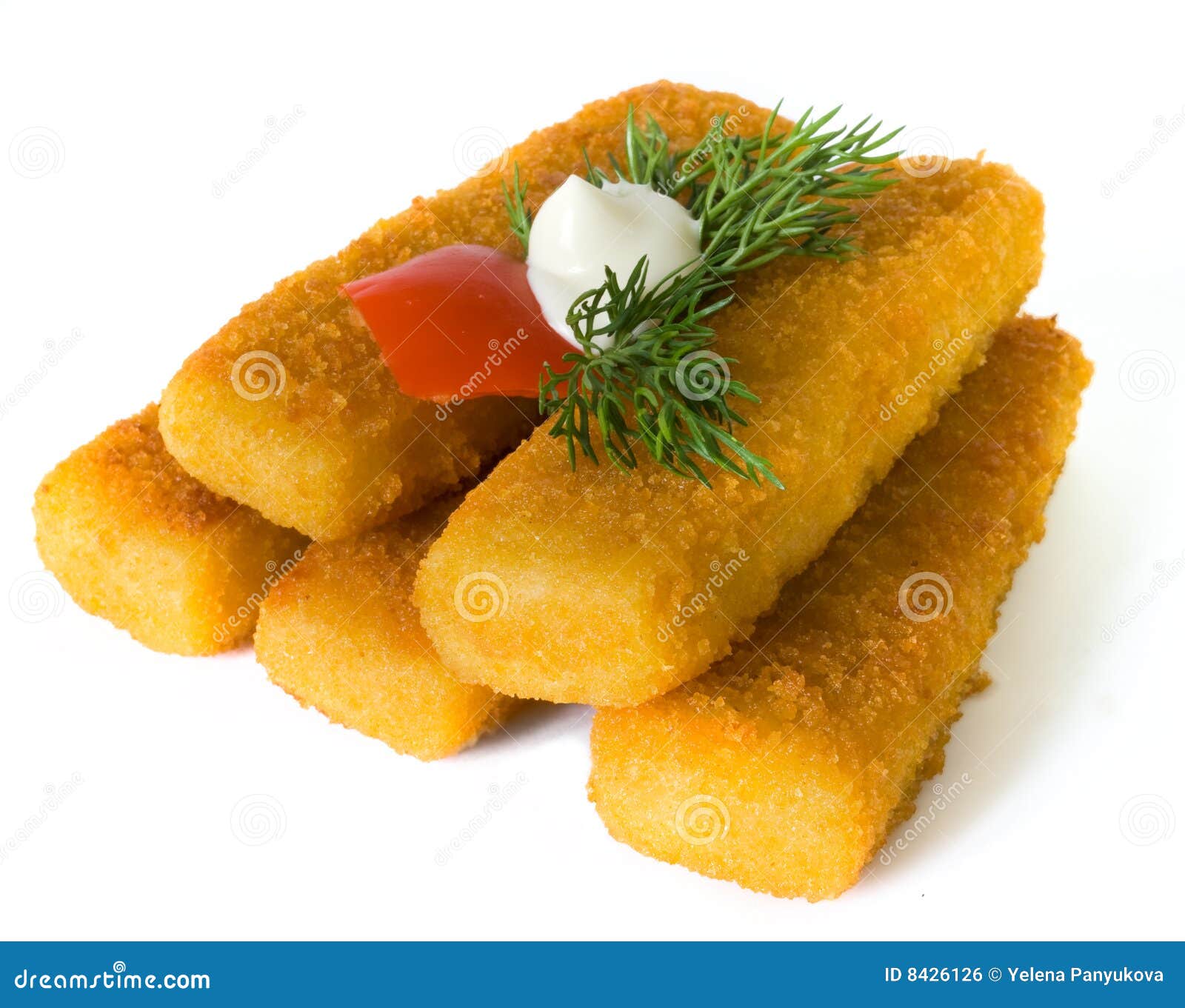Fish fingers stock photo. Image of close, lunch, dinner 8426126
