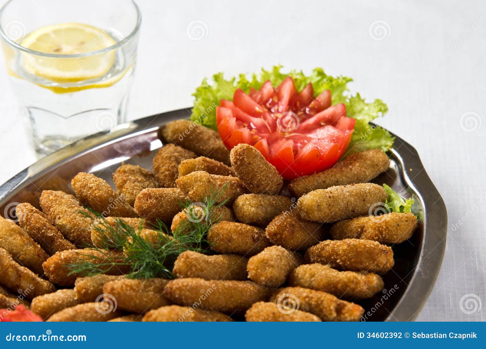 Fish fingers dish stock photo. Image of menu, dish, unique 34602392