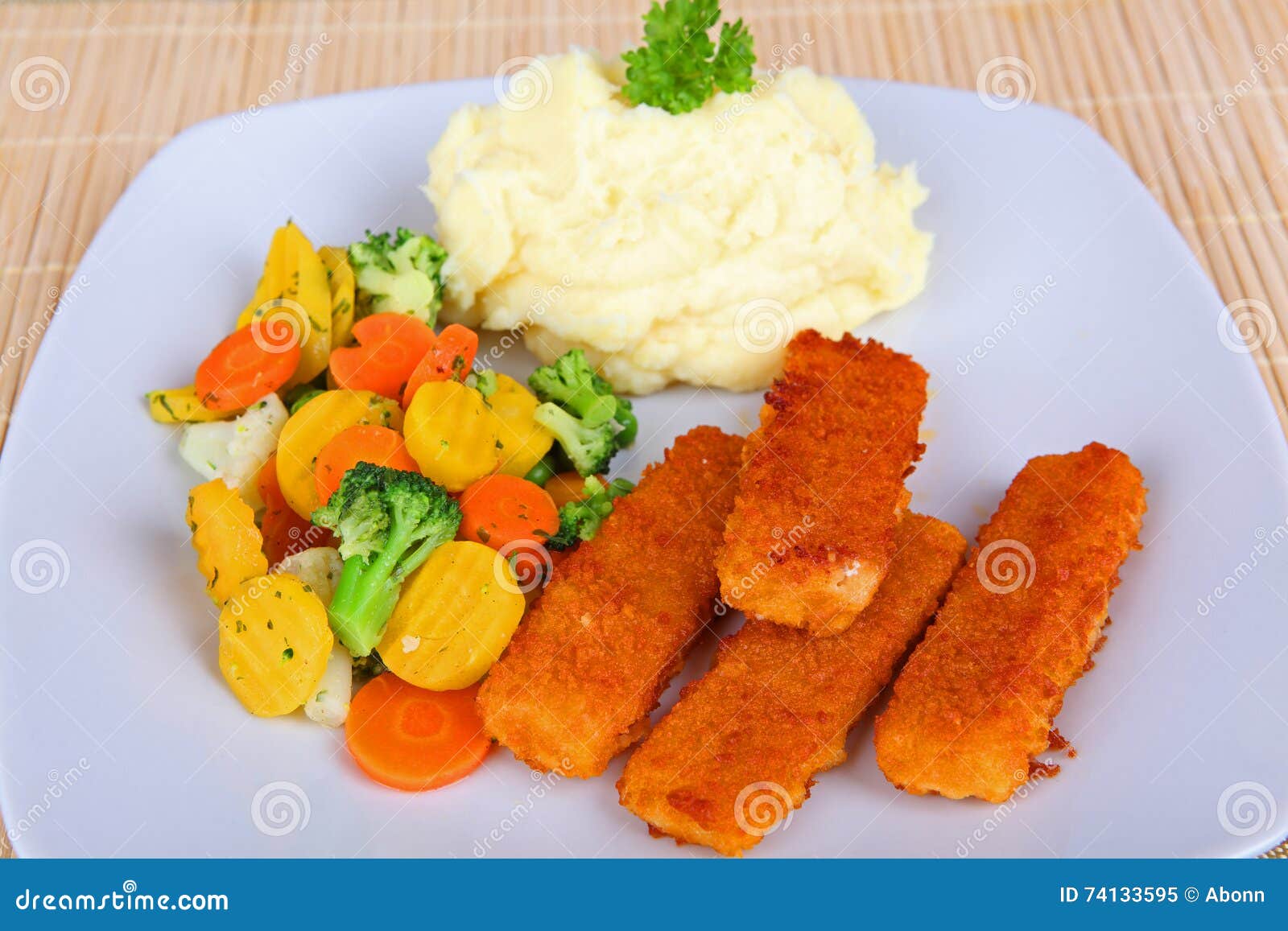 Fish fingers stock image. Image of fingers, mixed, kids 74133595