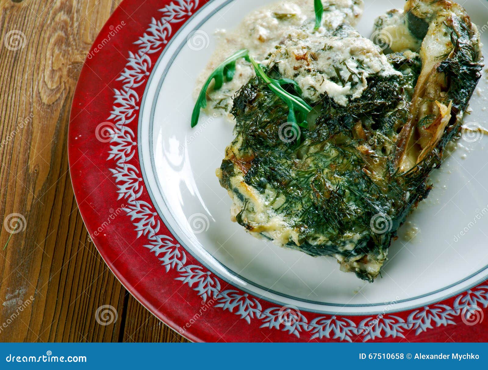 Fish Florentine stock photo. Image of cookery, healthy 67510658