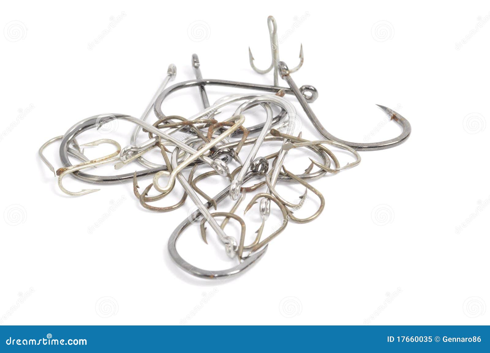 Fish Hook Or Fishhook Is Device For Catching Either By Impaling In