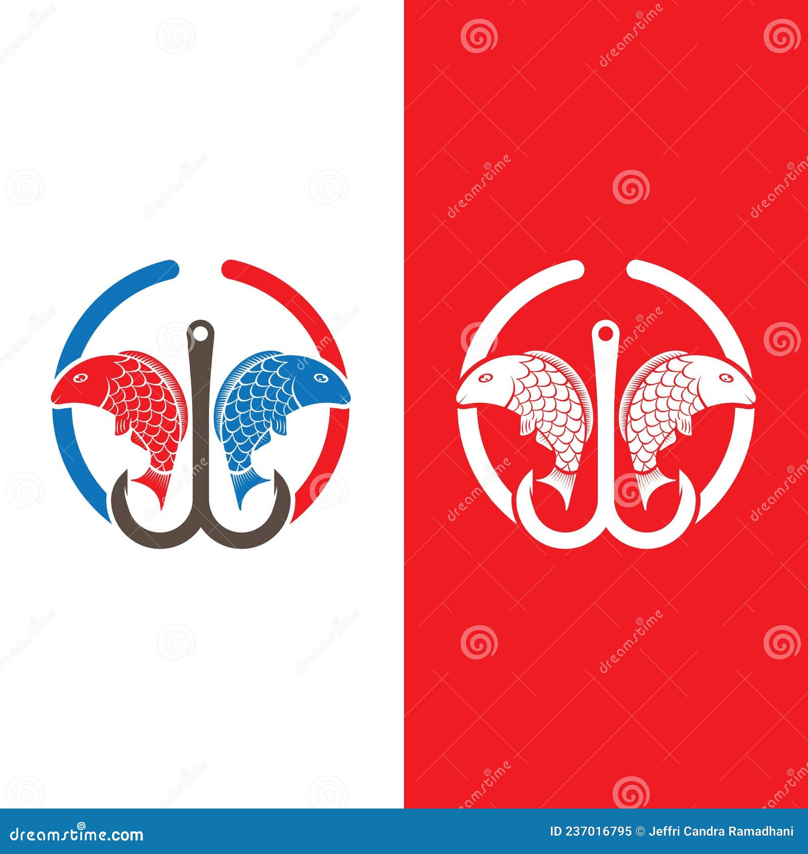 Fish Logo Template. Creative Vector Stock Vector Illustration of sign