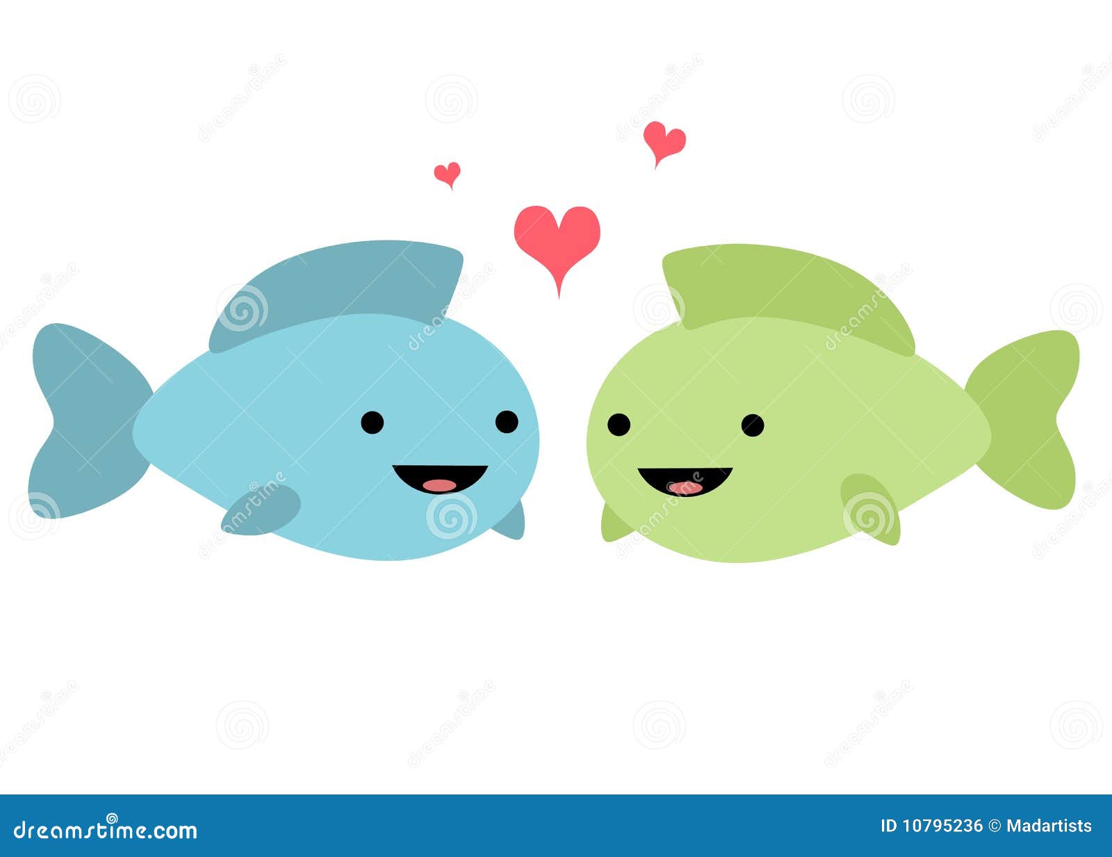 fish in love cartoon