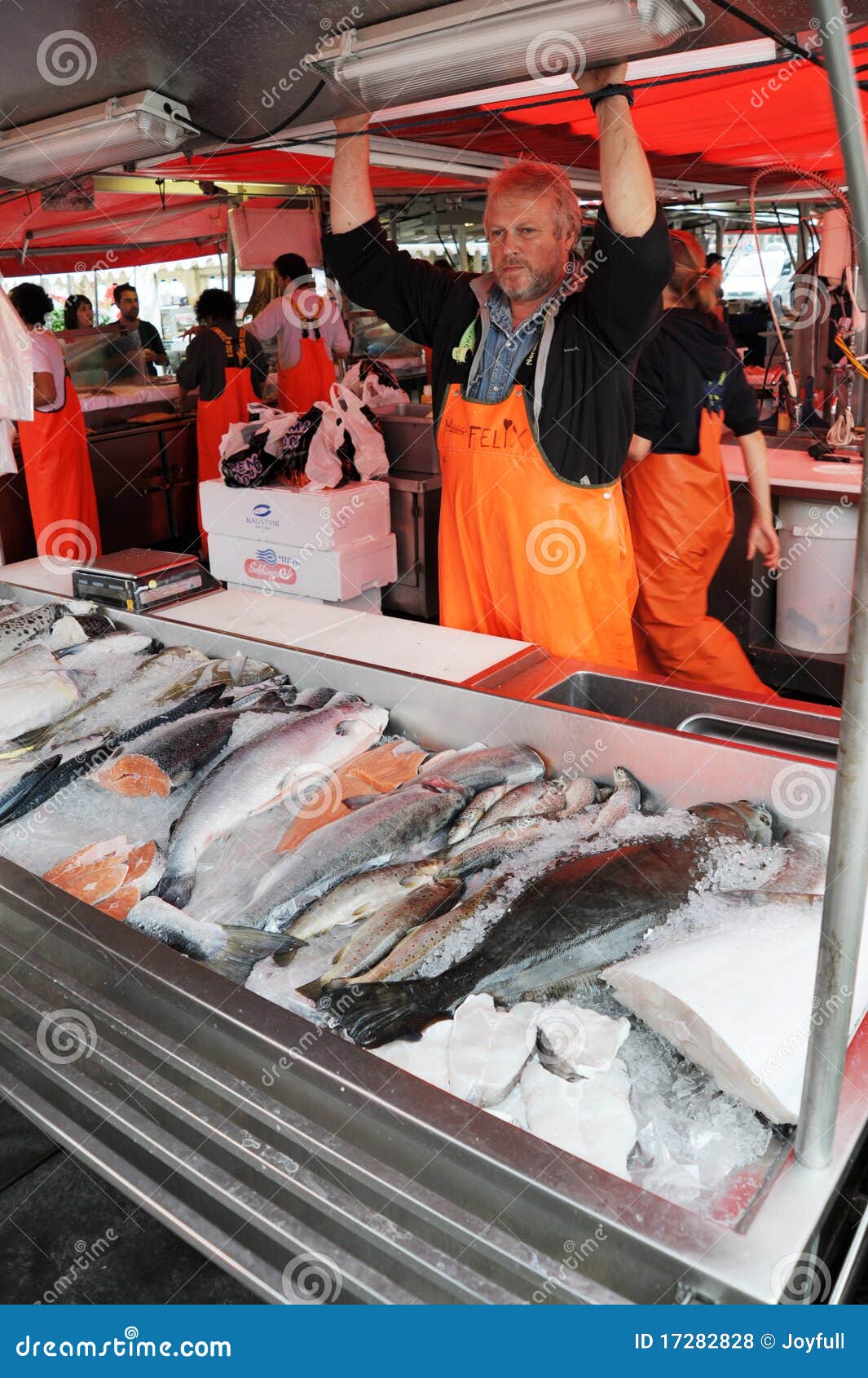 Fish market editorial stock photo. Image of business 17282828