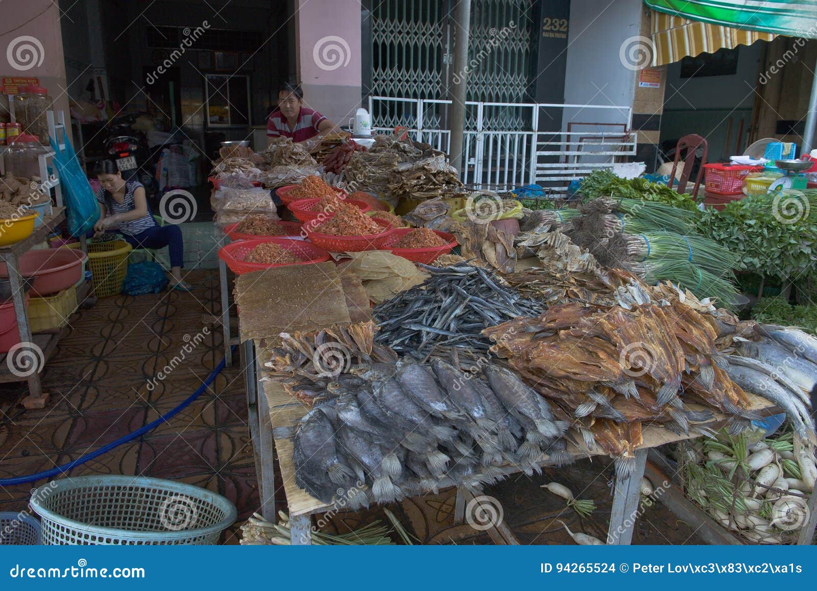 Fish Market In Can Tho, Vietnam Editorial Stock Image