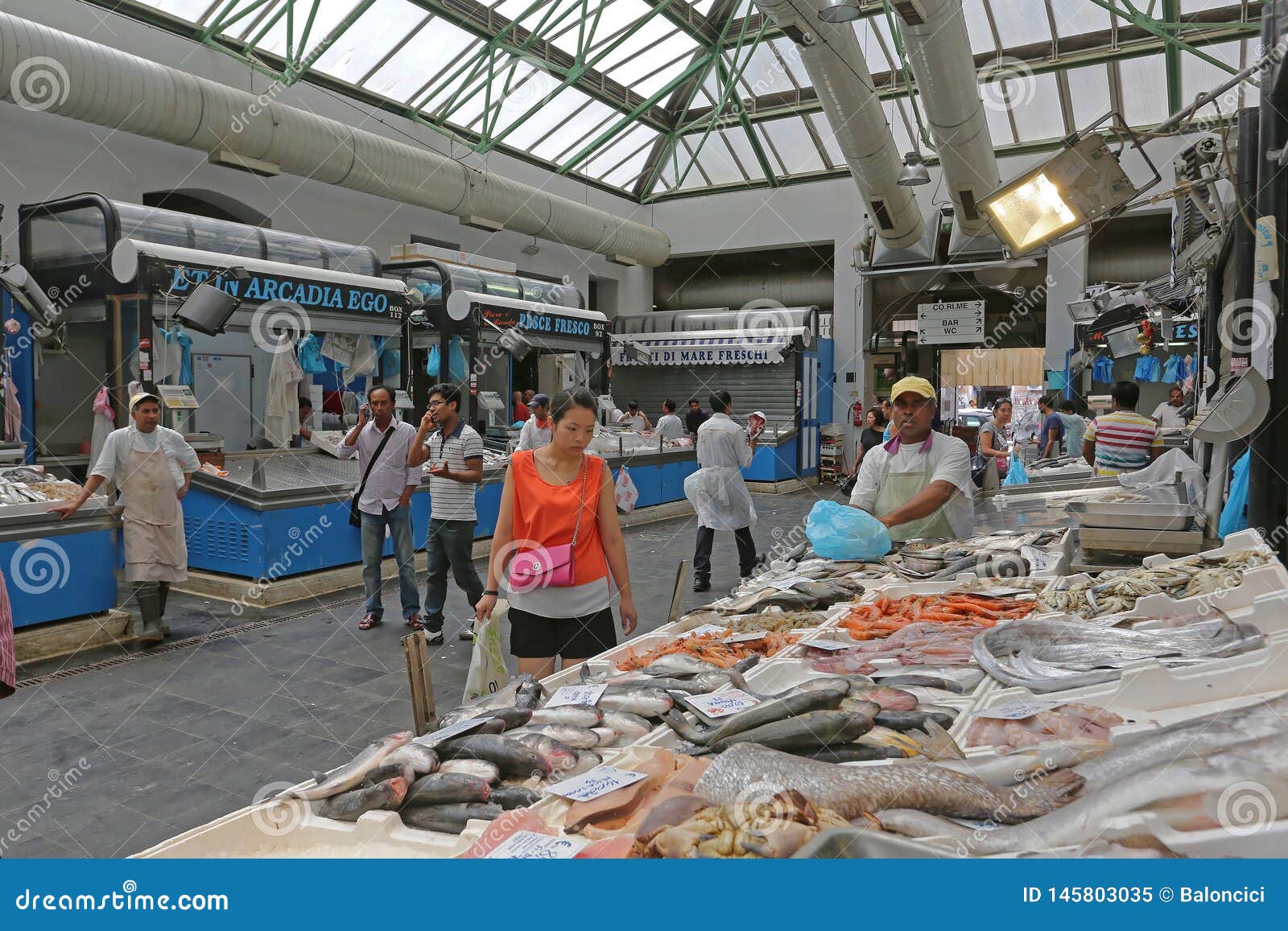 Fish Market Rome Editorial Image Image Of Fresh Nuovo