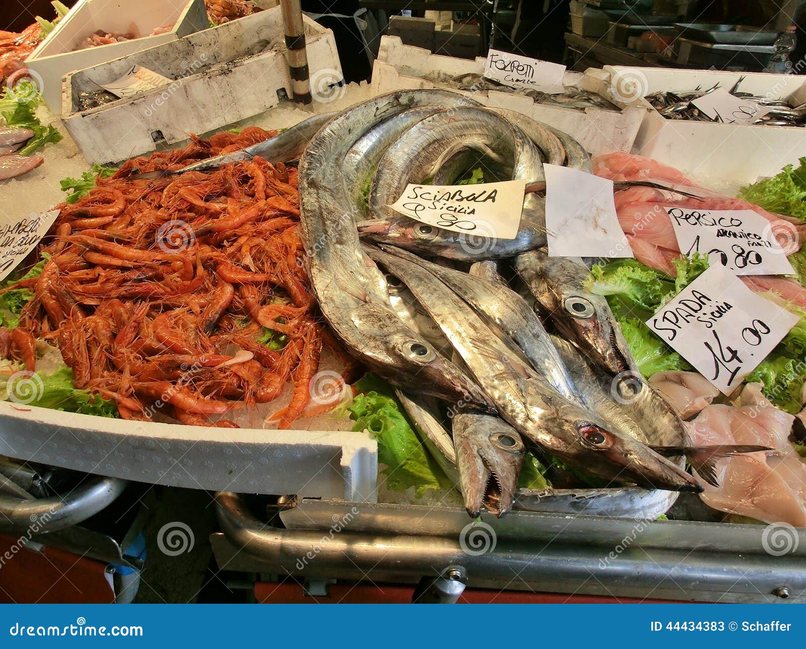 Fish market in Venice stock image. Image of market, nature 44434383