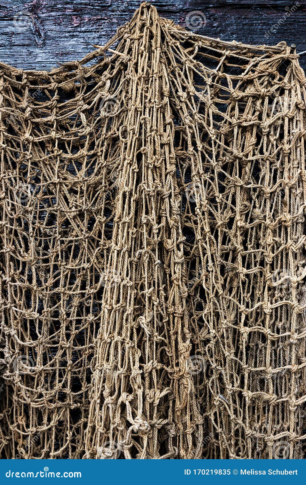 Fishing Net Draped on Side of Building To Dry Stock Image - Image of  industy, fishing: 170219835