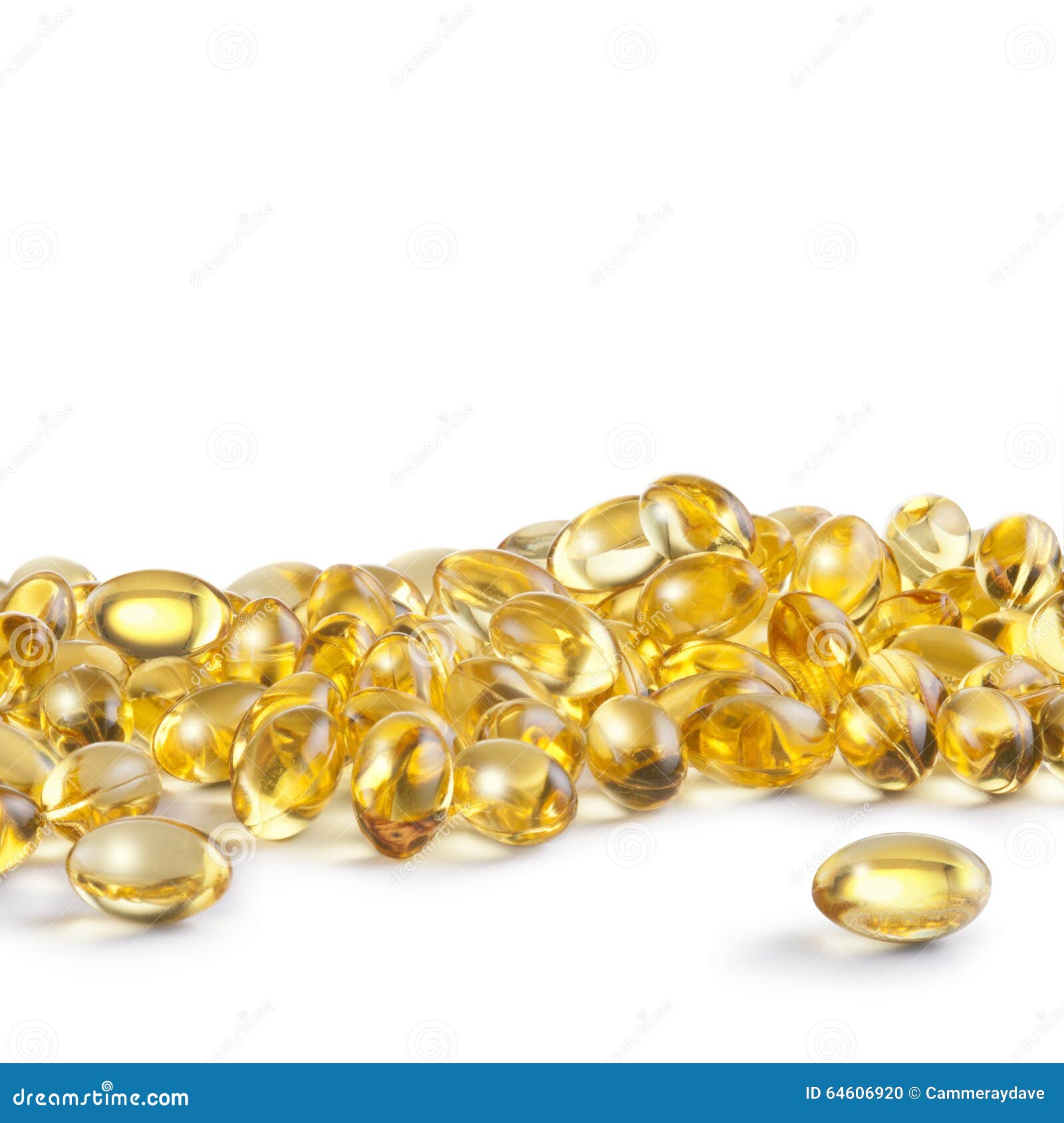 Fish Oil Capsules Vitamin E Stock Photo Image of close, fatty 64606920