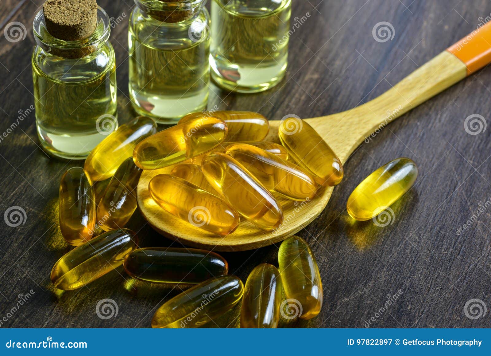 Fish Oil Pills stock image. Image of wholesome, omega 97822897