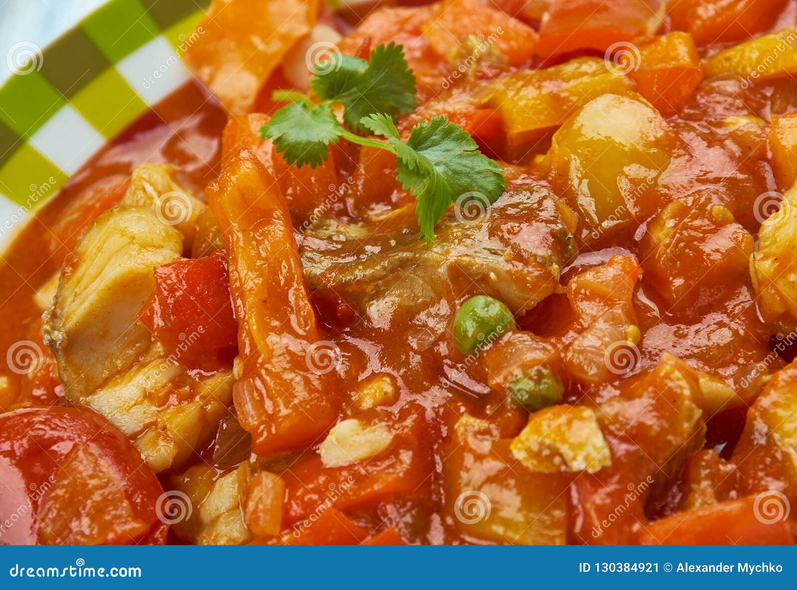 Fish paprikash stock image. Image of tomato, stew, paprikash 130384921