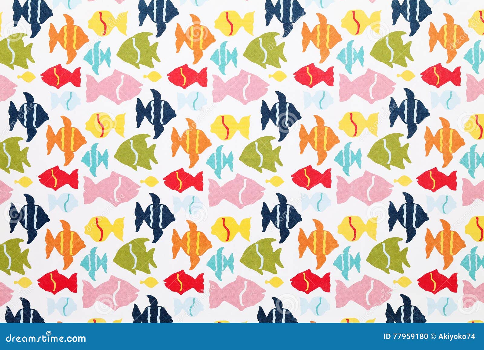 Fish pattern paper stock photo. Image of design, bright 77959180