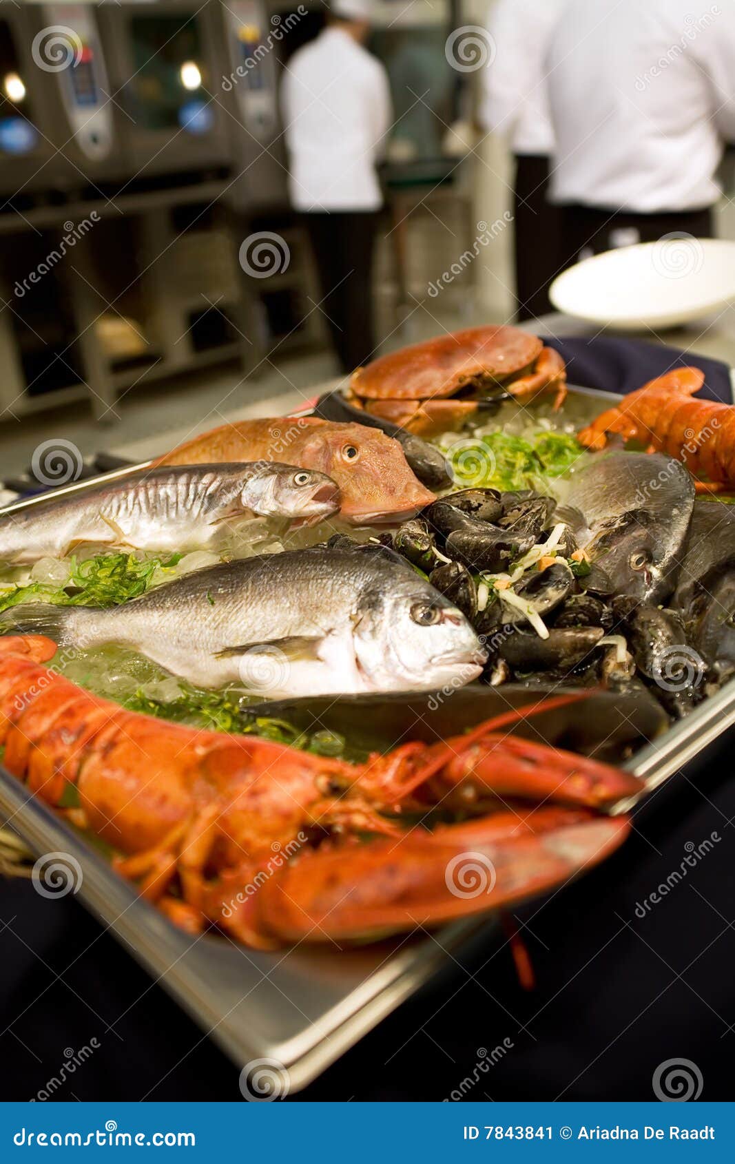 Fish plate stock image. Image of tableware, cooking, healthy 7843841