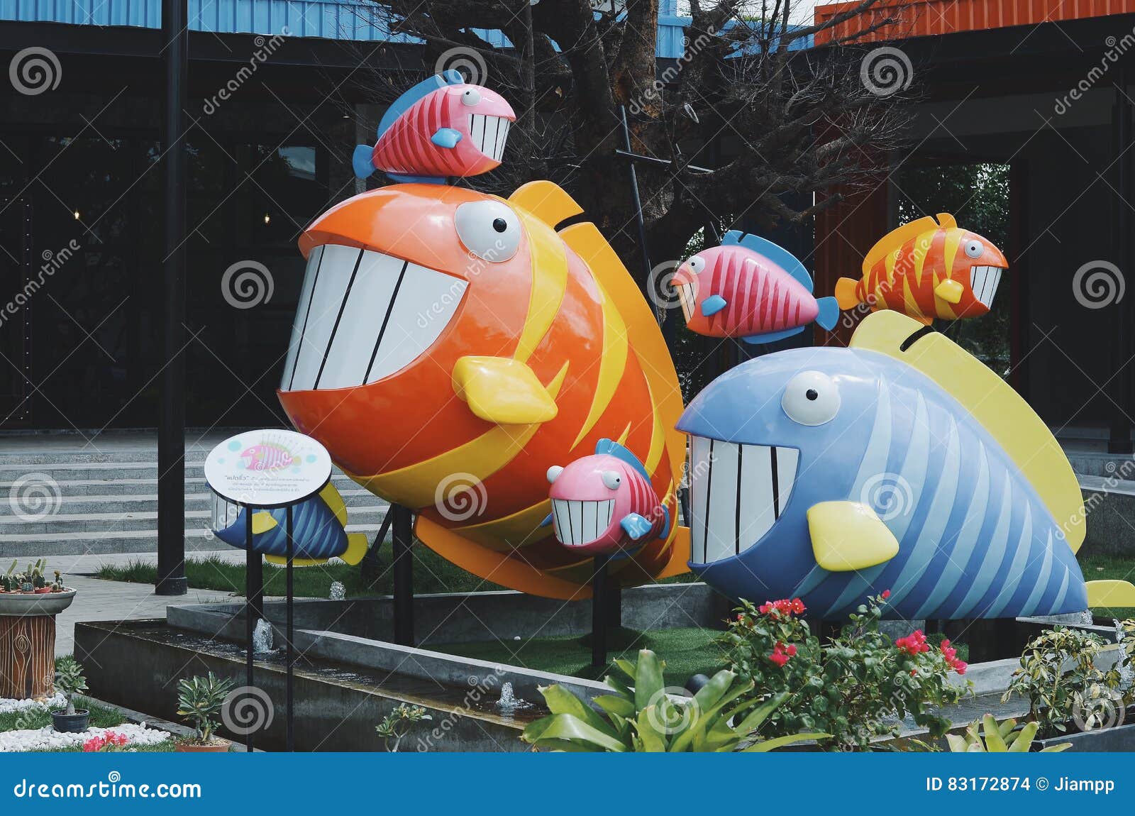 Fish Sculpture In A Park In Guayaquil Editorial Photo CartoonDealer
