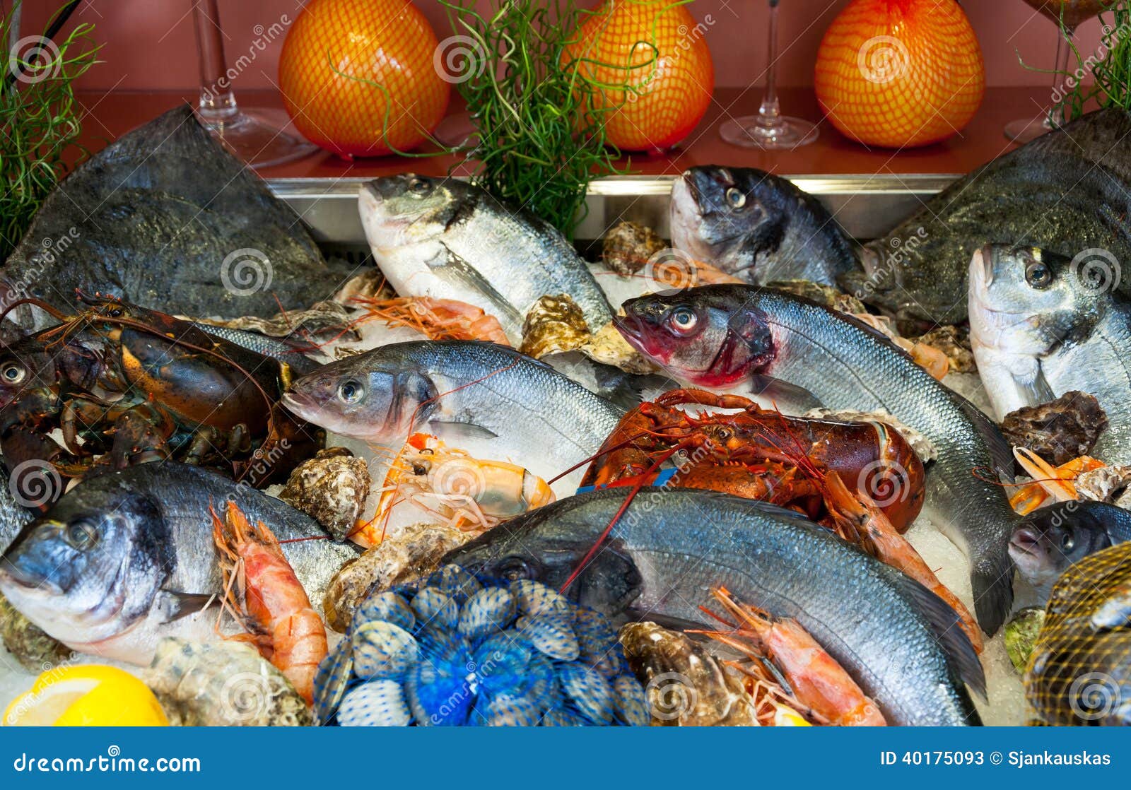 Fish and Seafood Restaurant Stock Image Image of nutrition, freshness