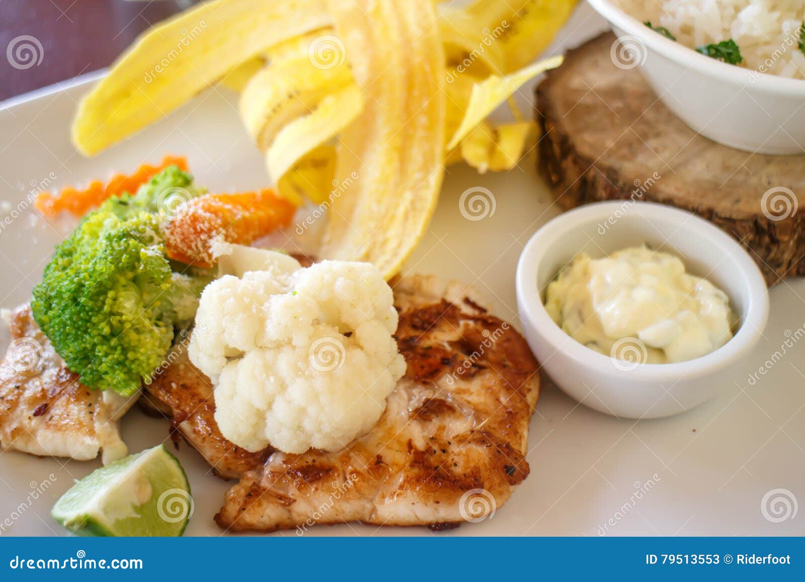 Fish Served on Plate, Nicaraguan Cuisine Stock Image Image of