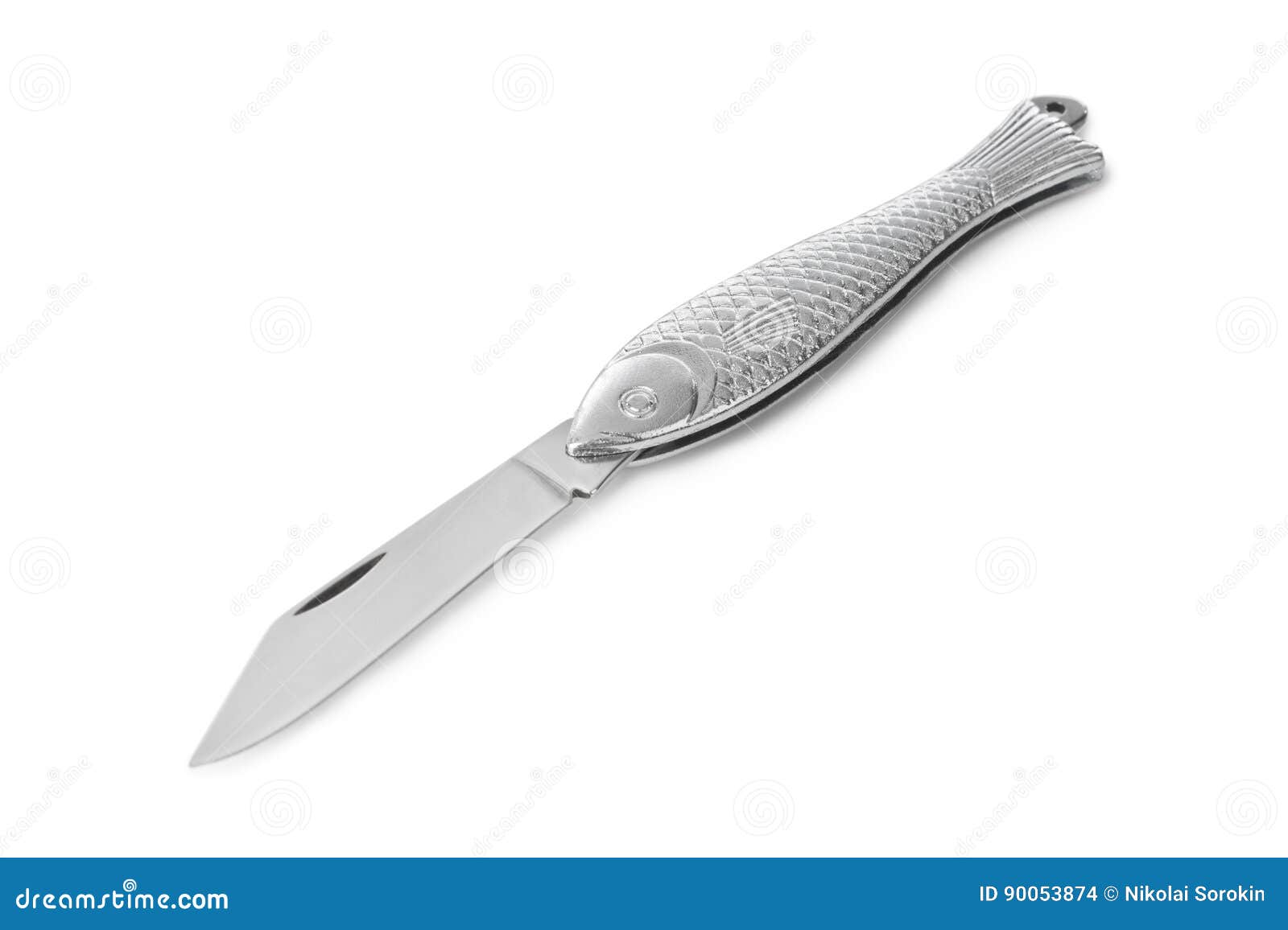 Fish shaped knife stock photo. Image of seafood, pocket - 90053874