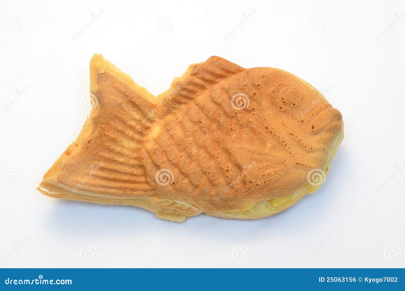 Fishshaped Pancake Stuffed with Bean Jam Stock Photo Image of