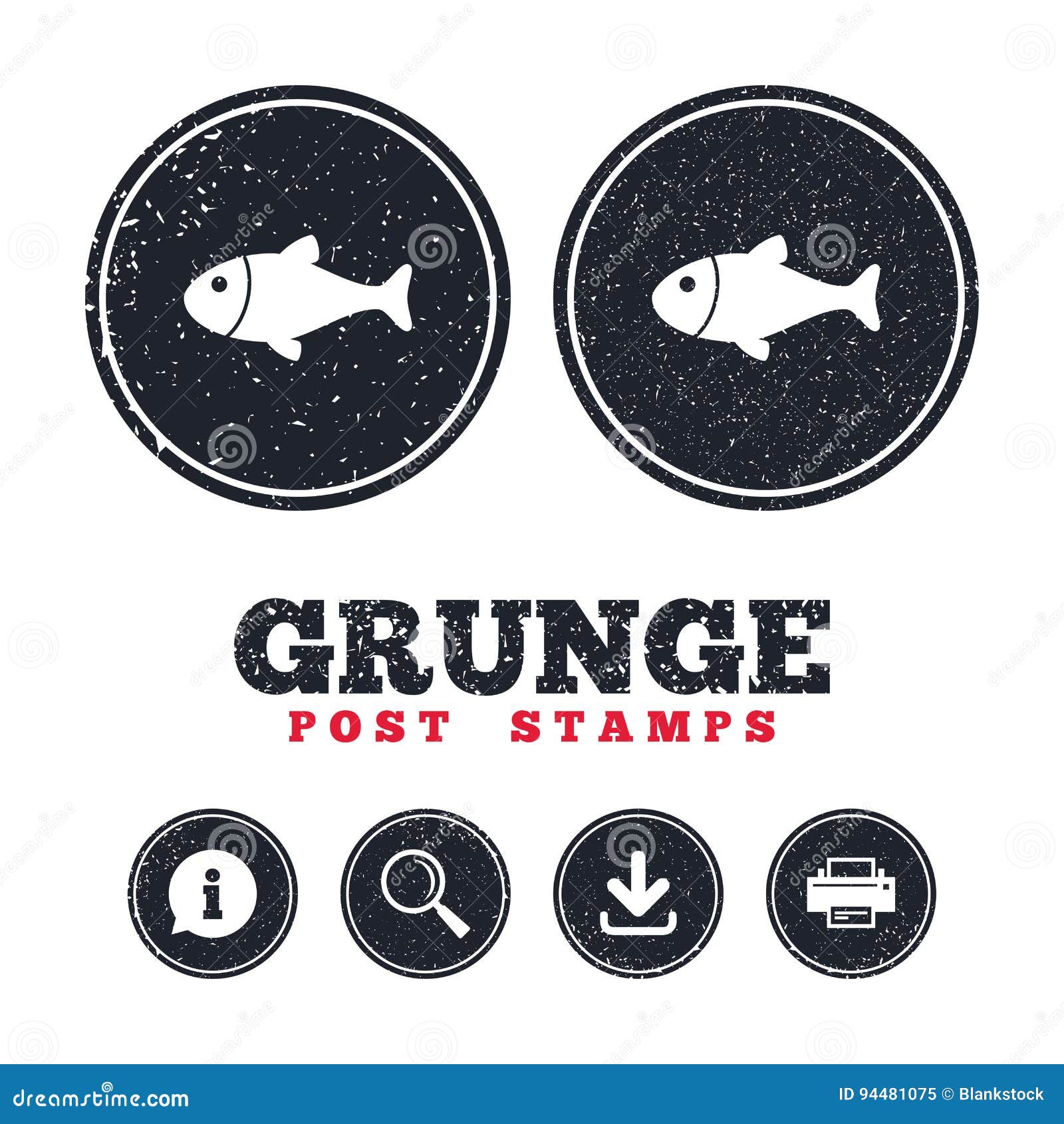 Download Fish Sign Icon. Fishing Symbol. Stock Vector ...