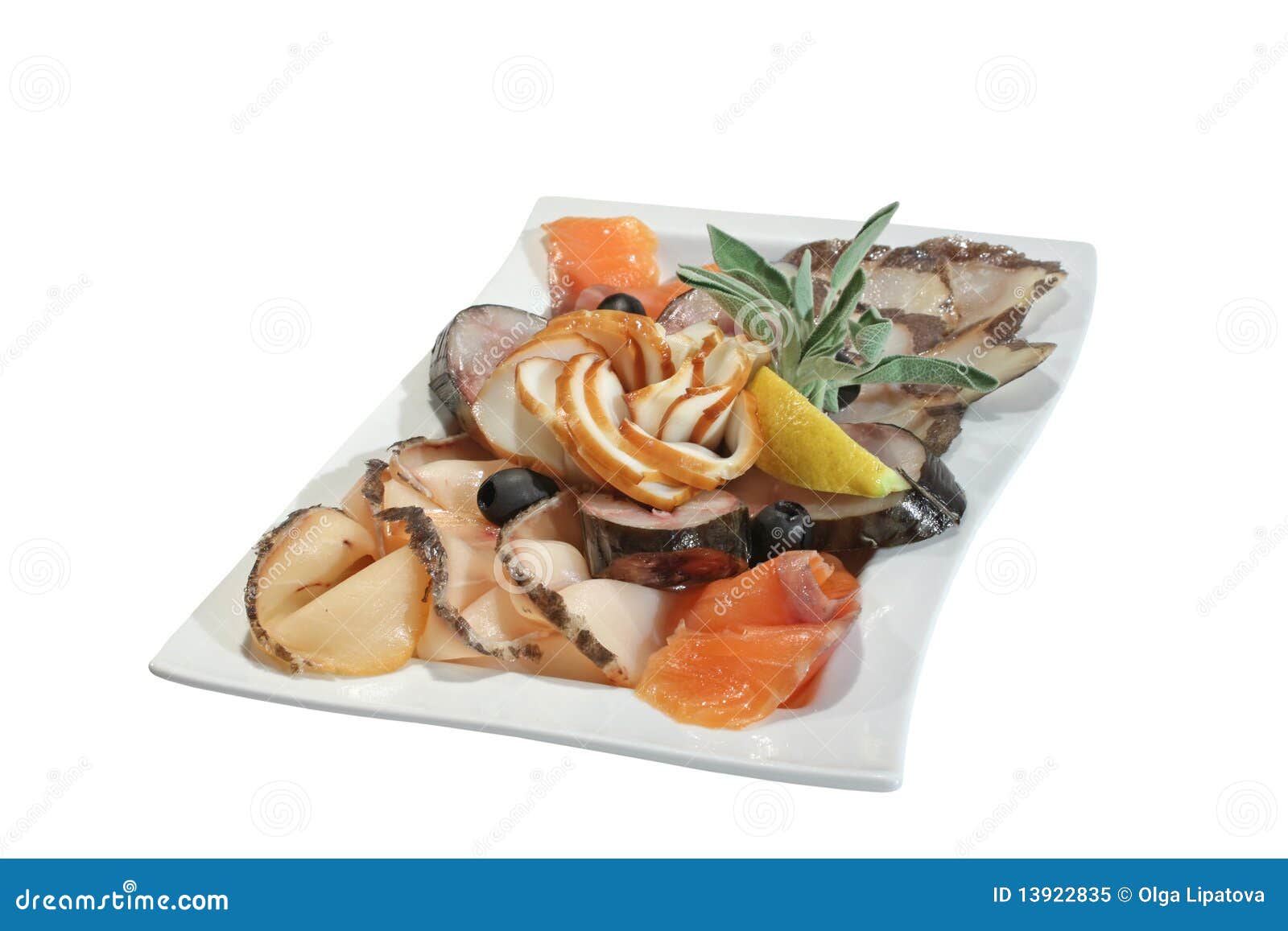 Fish snack stock image. Image of olives, eating, dishware 13922835