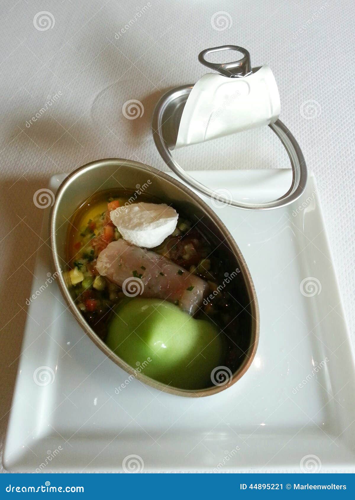 Fish starter stock image. Image of garnish, restaurant 44895221