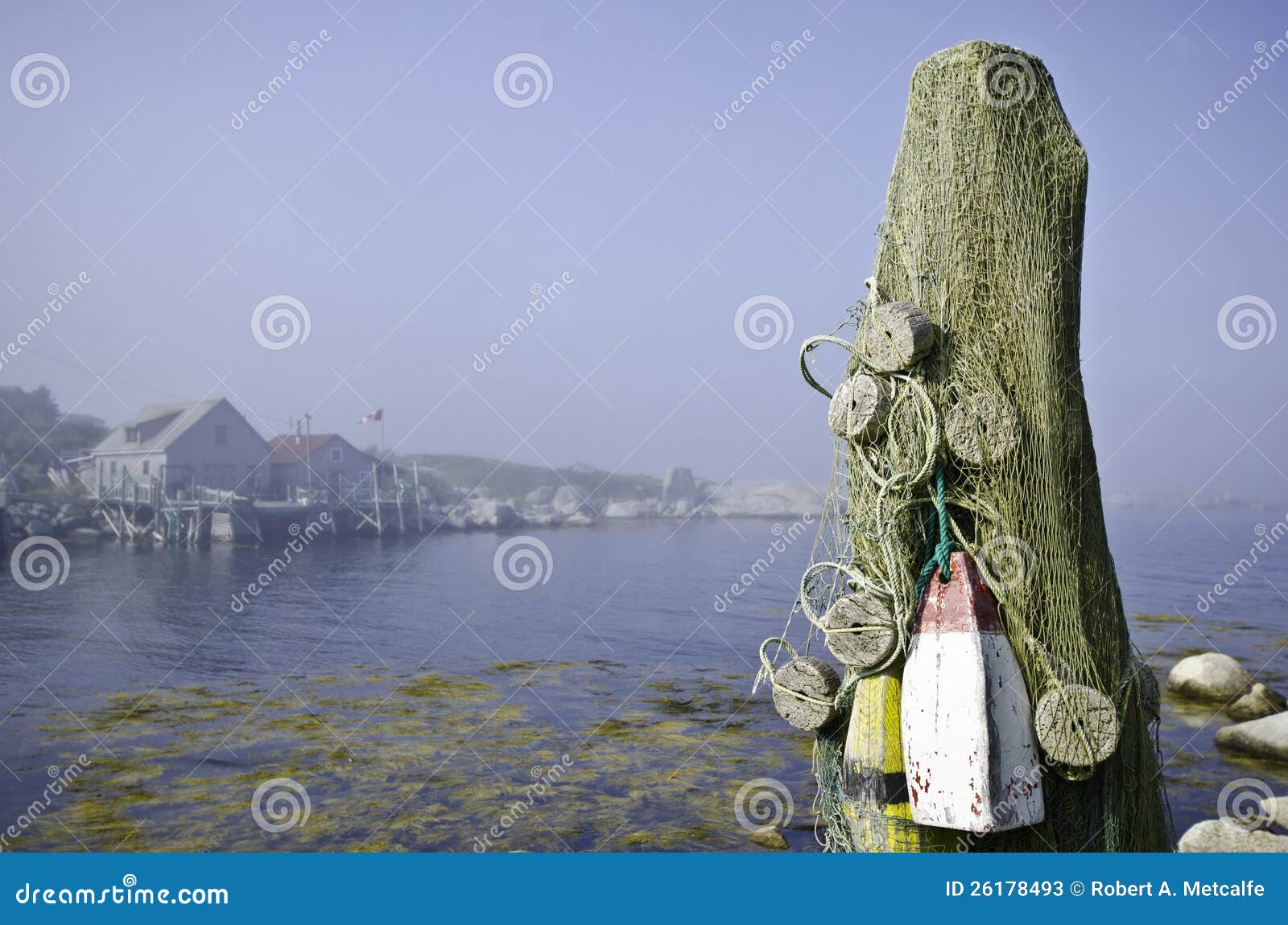 Fish Stores in Indian Harbour, Nova Scotia Stock Image Image of