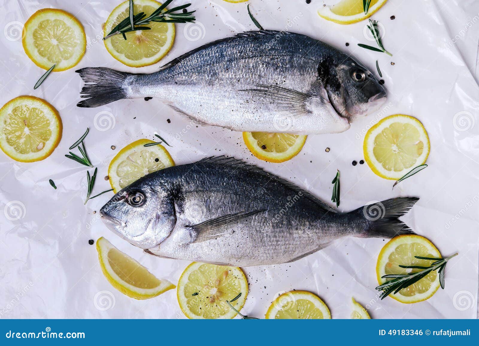 Fish on the table stock photo. Image of meal, eating 49183346